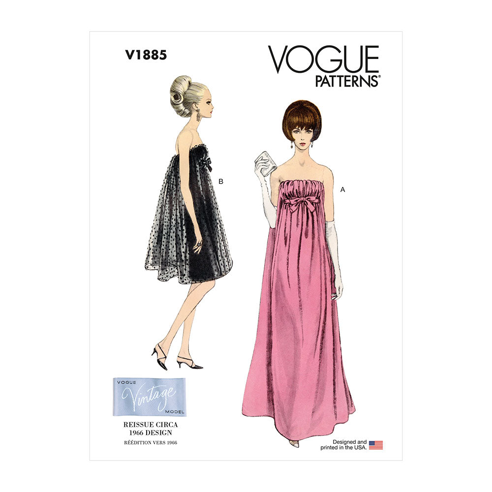 VOGUE V1885 Misses' Special Occasion Dress