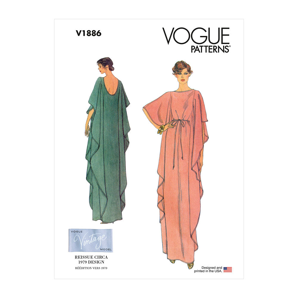 VOGUE V1886 Misses' Caftan