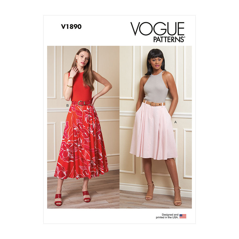 VOGUE V1890 Misses' Skirts