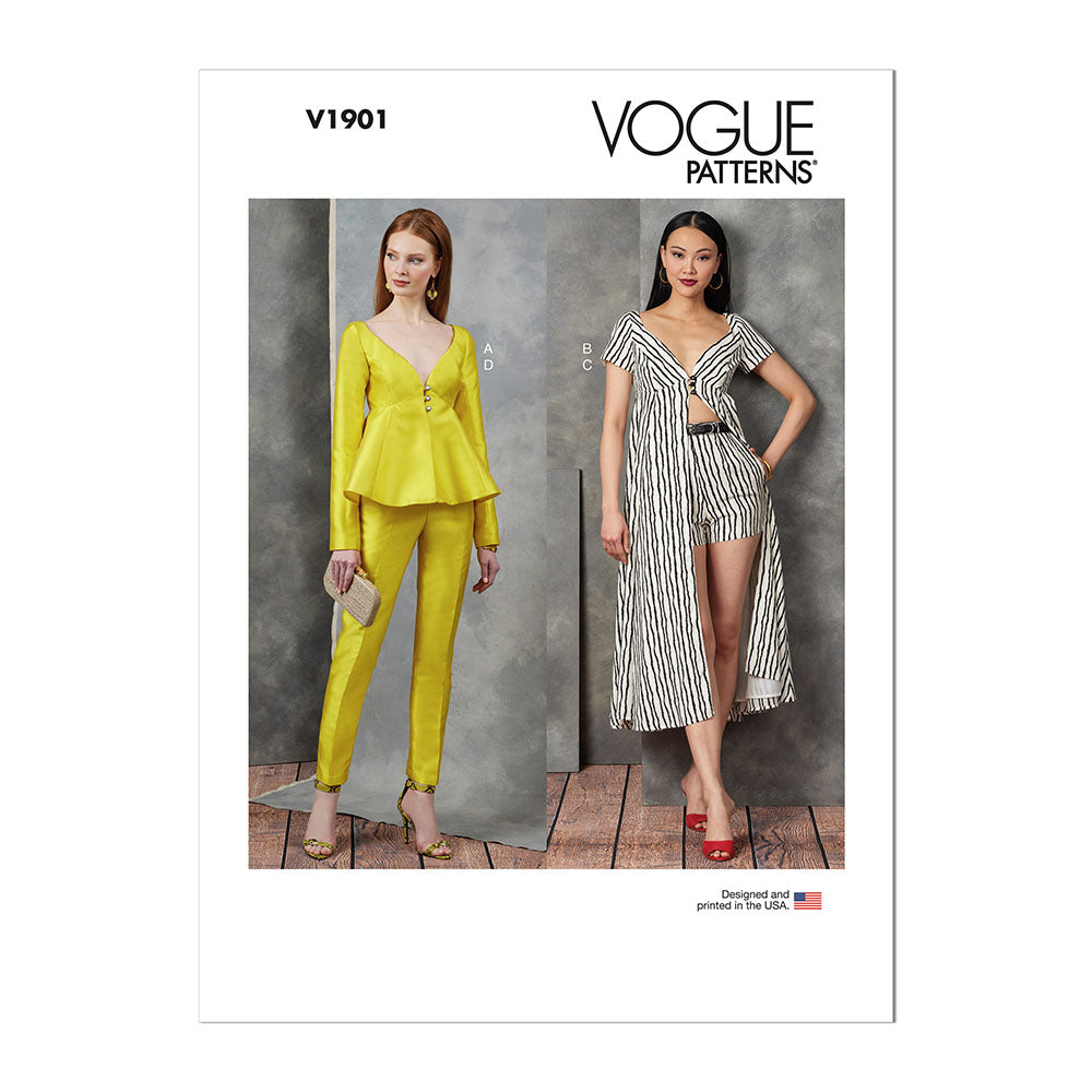 VOGUE V1901 Miss Top, Shorts & Pants