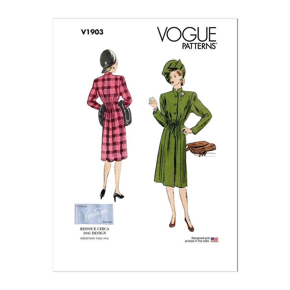 VOGUE V1903 Misses' Coat
