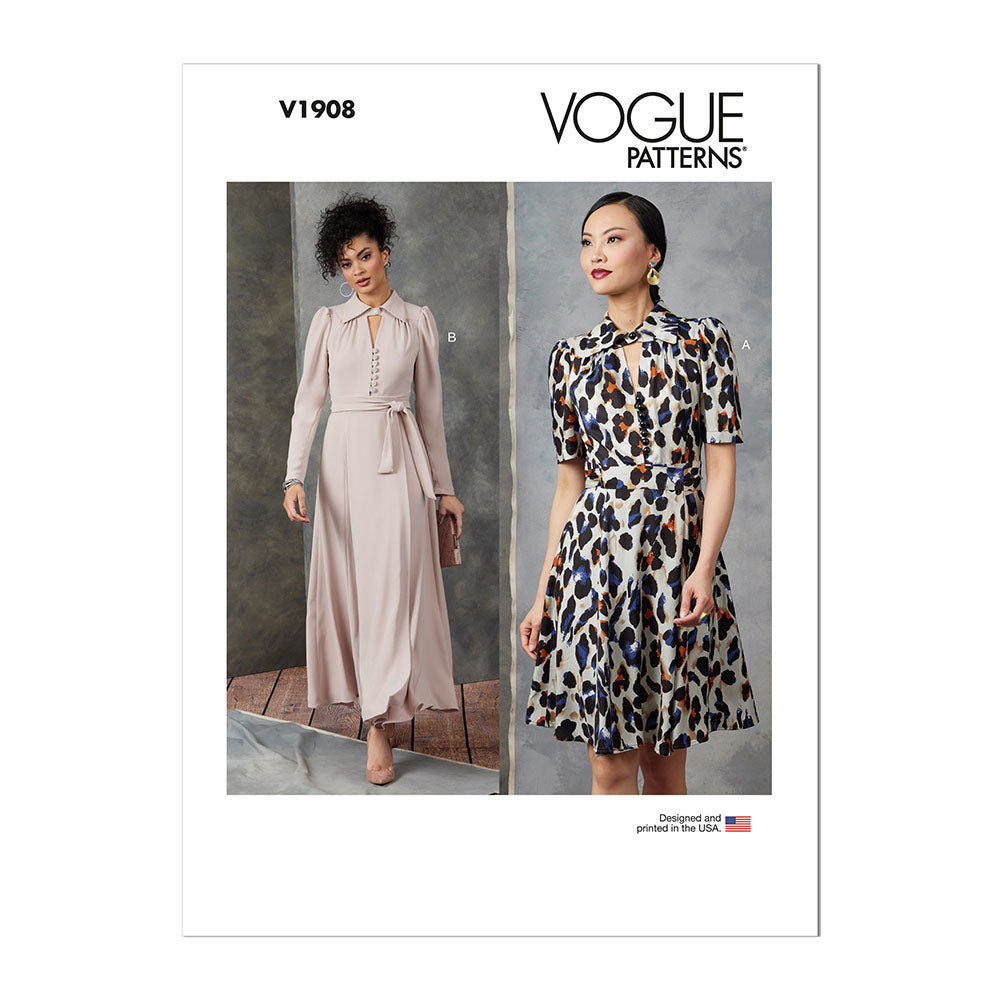 VOGUE V1908 Misses' Dress