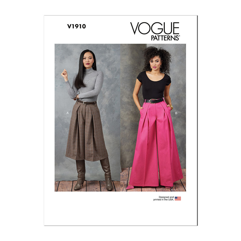 VOGUE V1910 Misses' Pants
