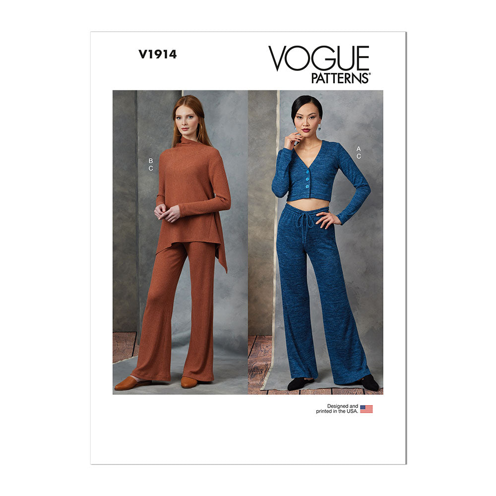 VOGUE V1914 Miss Cardi, Tunic & Pnts