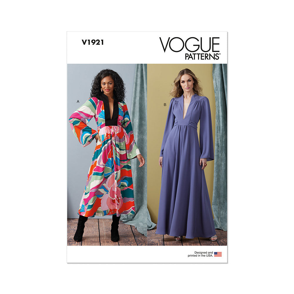 VOGUE V1921 Miss Dress in Two Lngths