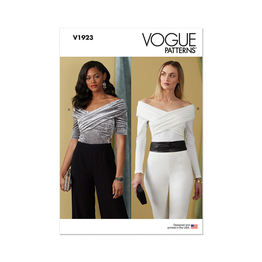 VOGUE V1923 Miss Off Shlder Bodysuit