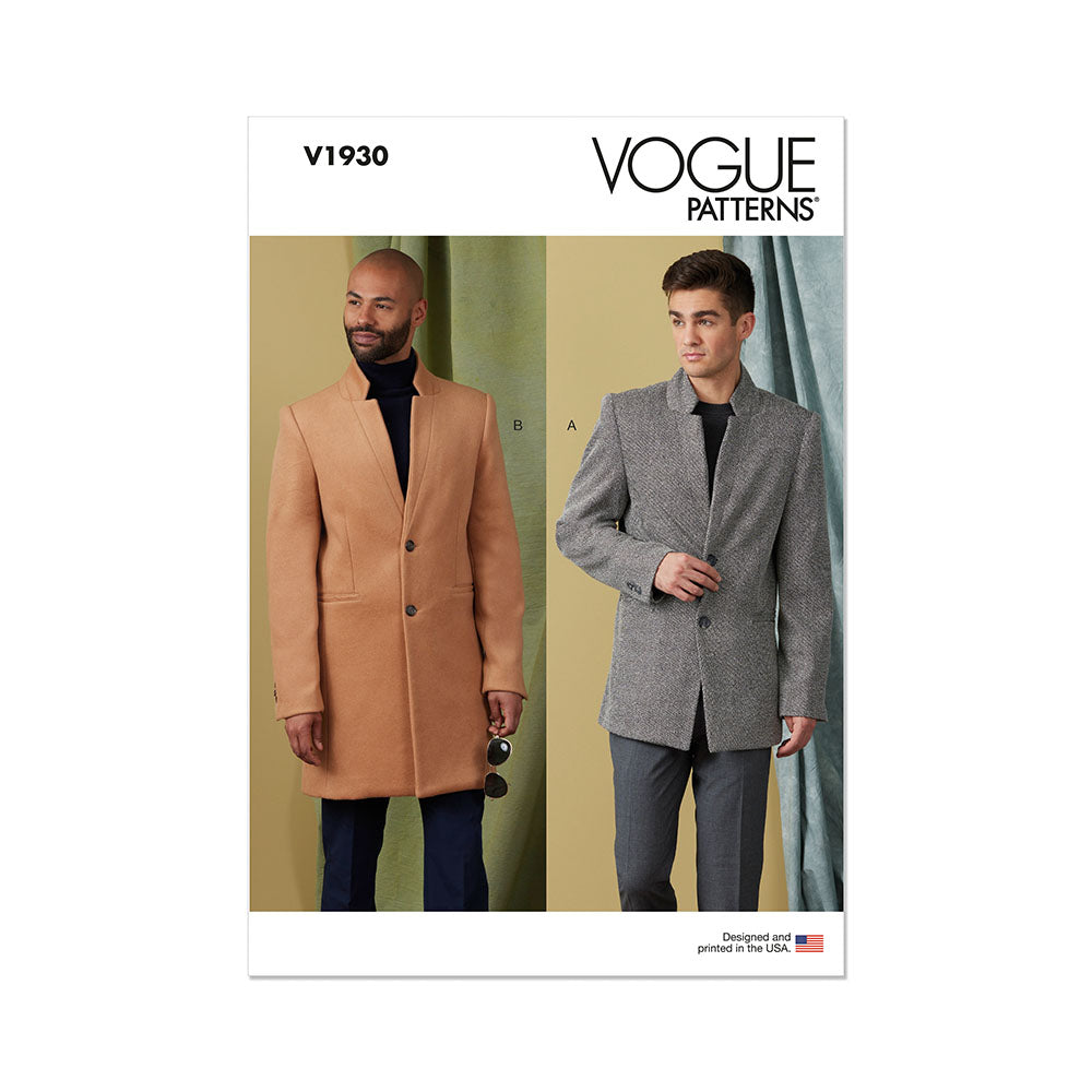 VOGUE V1930 Men's Coat