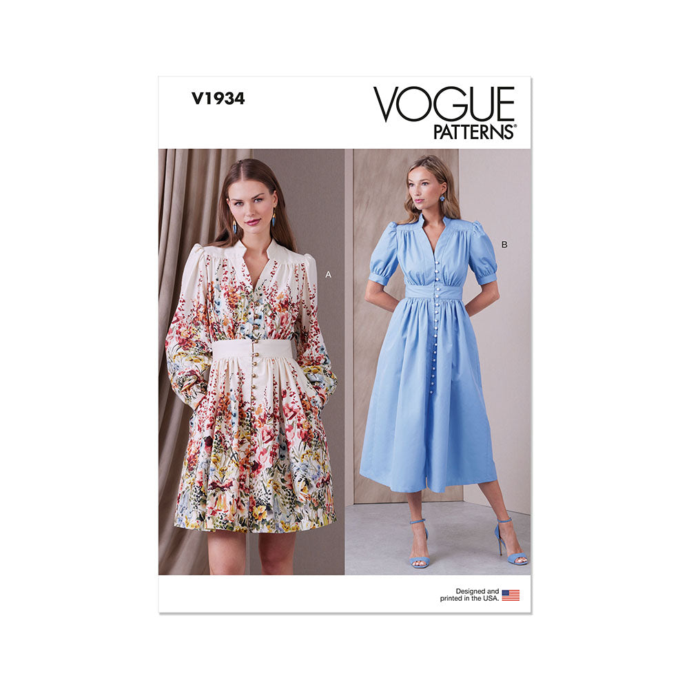 VOGUE V1934 Misses' Dress in Two Lengths