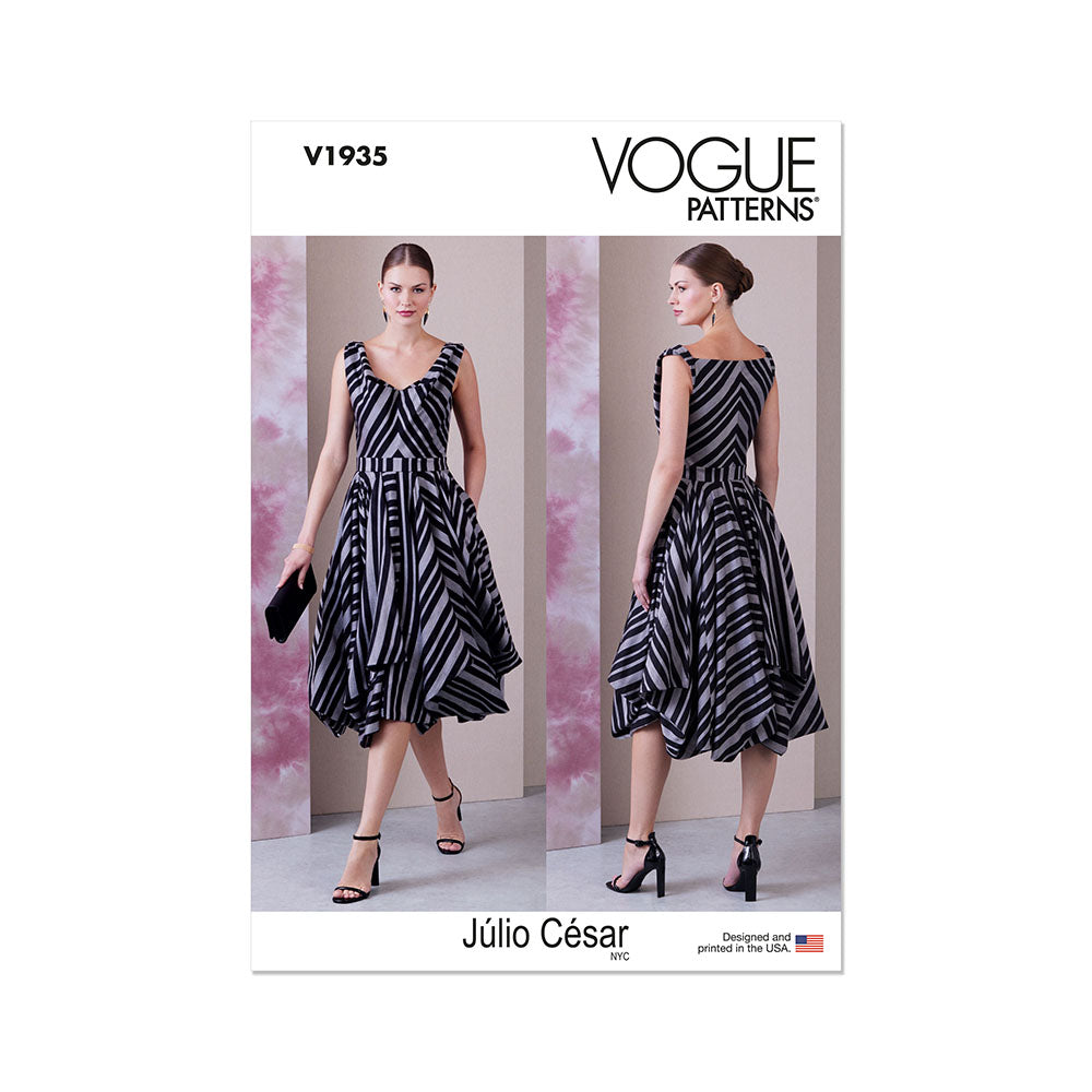 VOGUE V1935 Misses' Dress By Julio Cesar