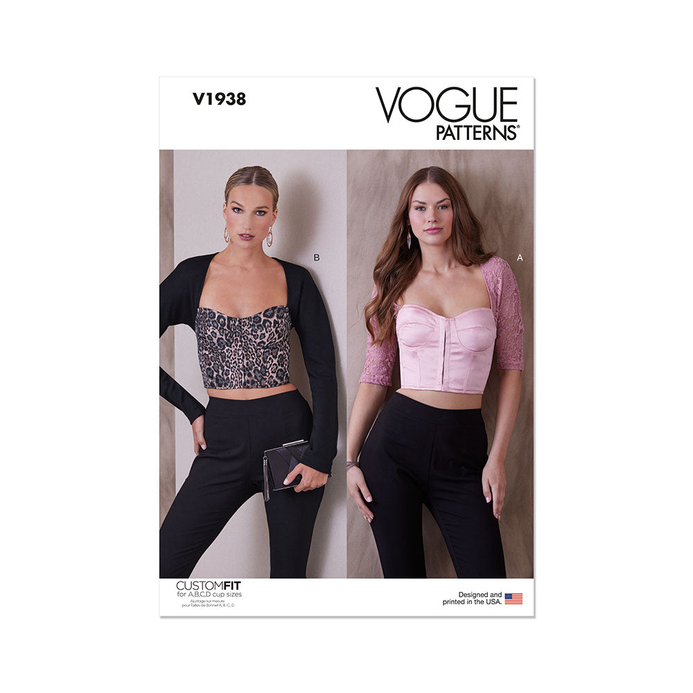 VOGUE V1938 Misses' Top
