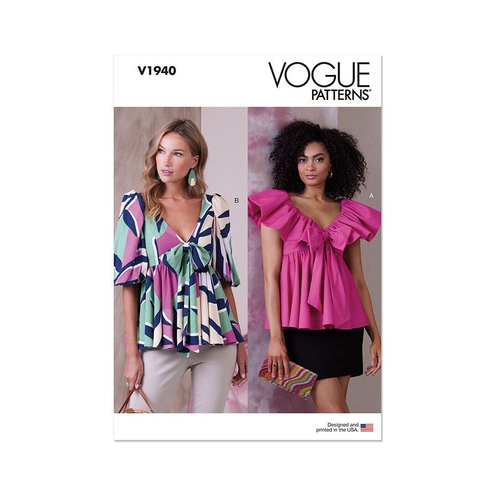 VOGUE V1940 Misses' Top