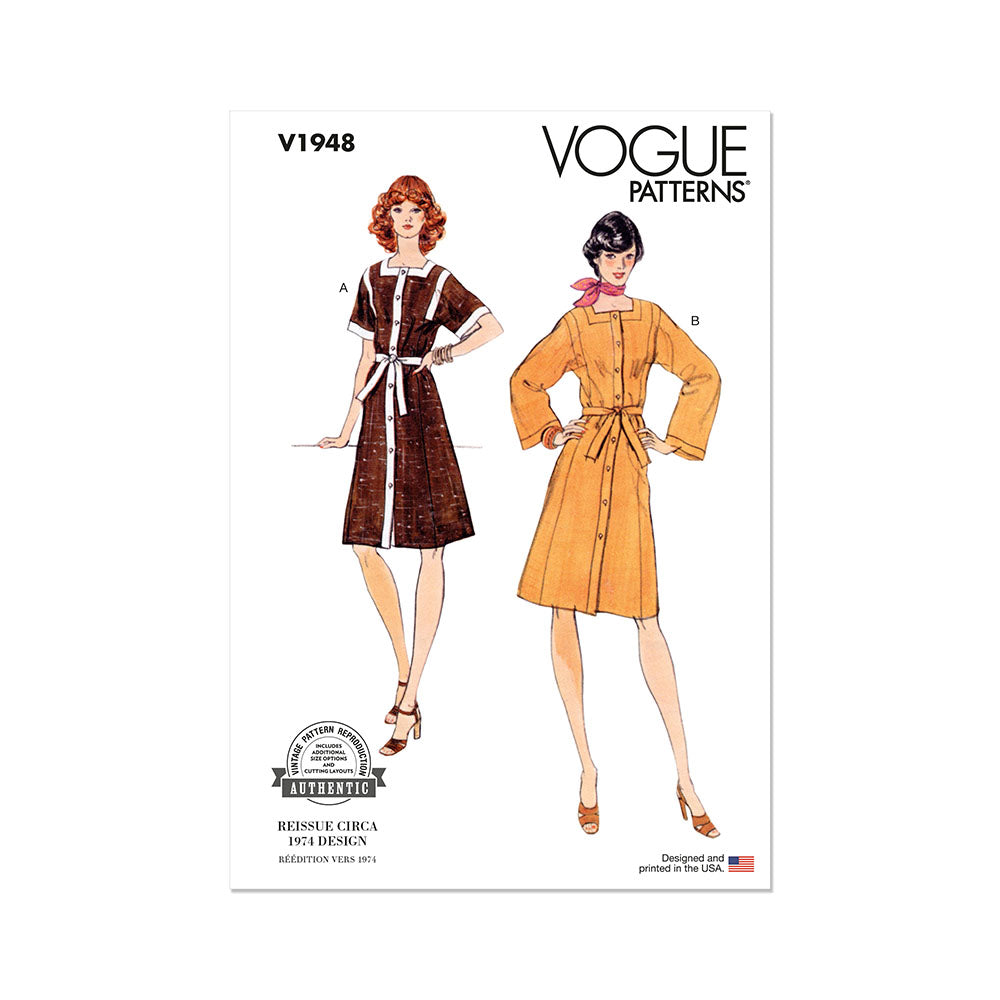 VOGUE V1948 Misses' Dress