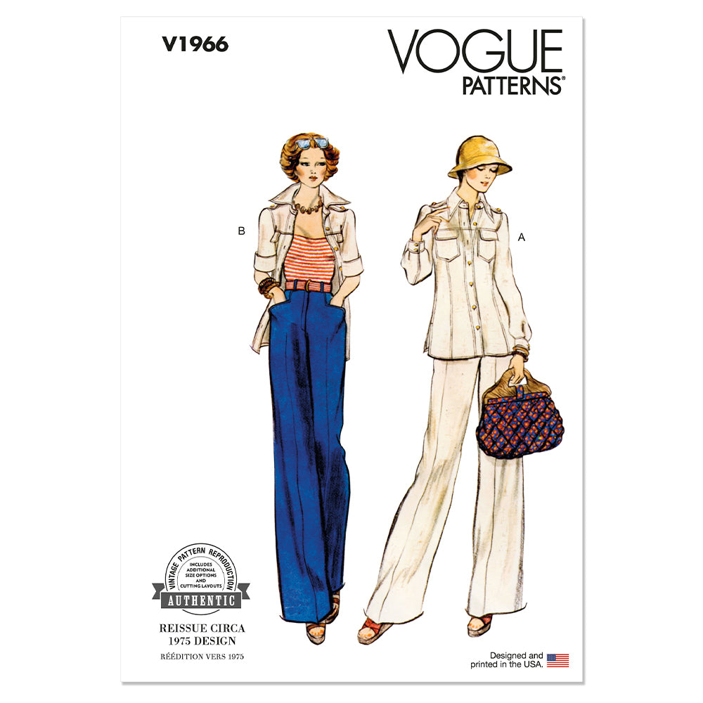 VOGUE V1966 Misses' Jacket and Pants