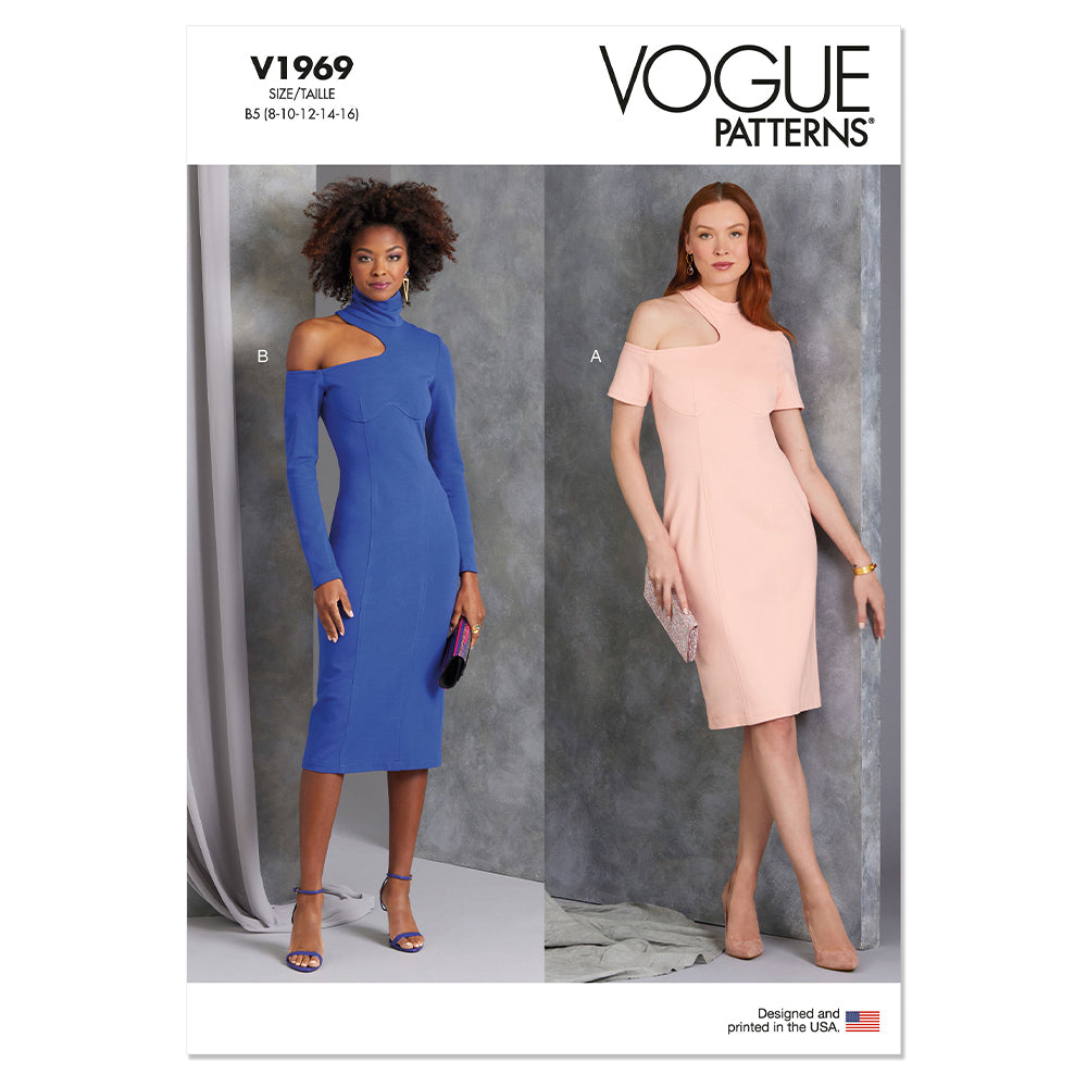 VOGUE V1969 Misses' Knit Dresses