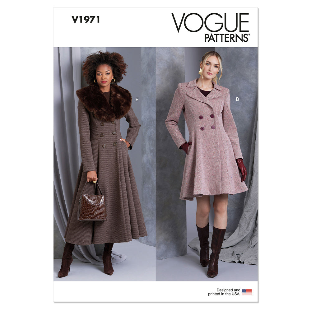 VOGUE V1971 Misses' Coat in Five Lengths