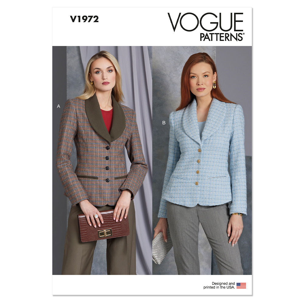 VOGUE V1972 Misses' Jacket