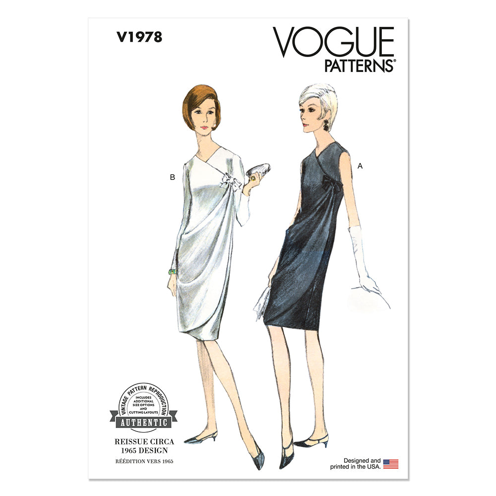 VOGUE V1978 Misses' Dresses