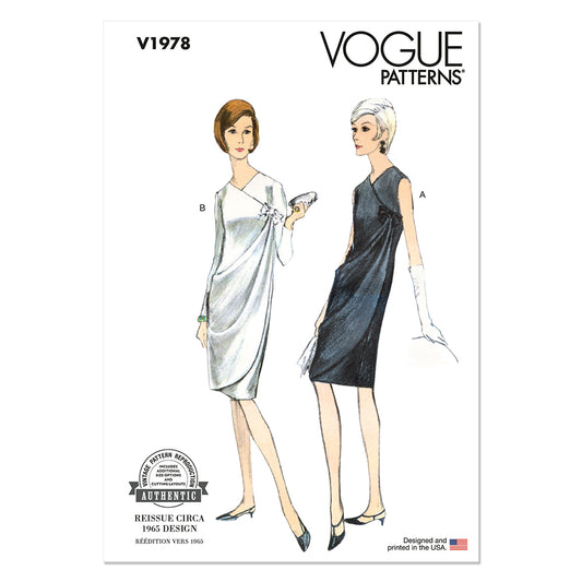 VOGUE V1978 Misses' Dresses