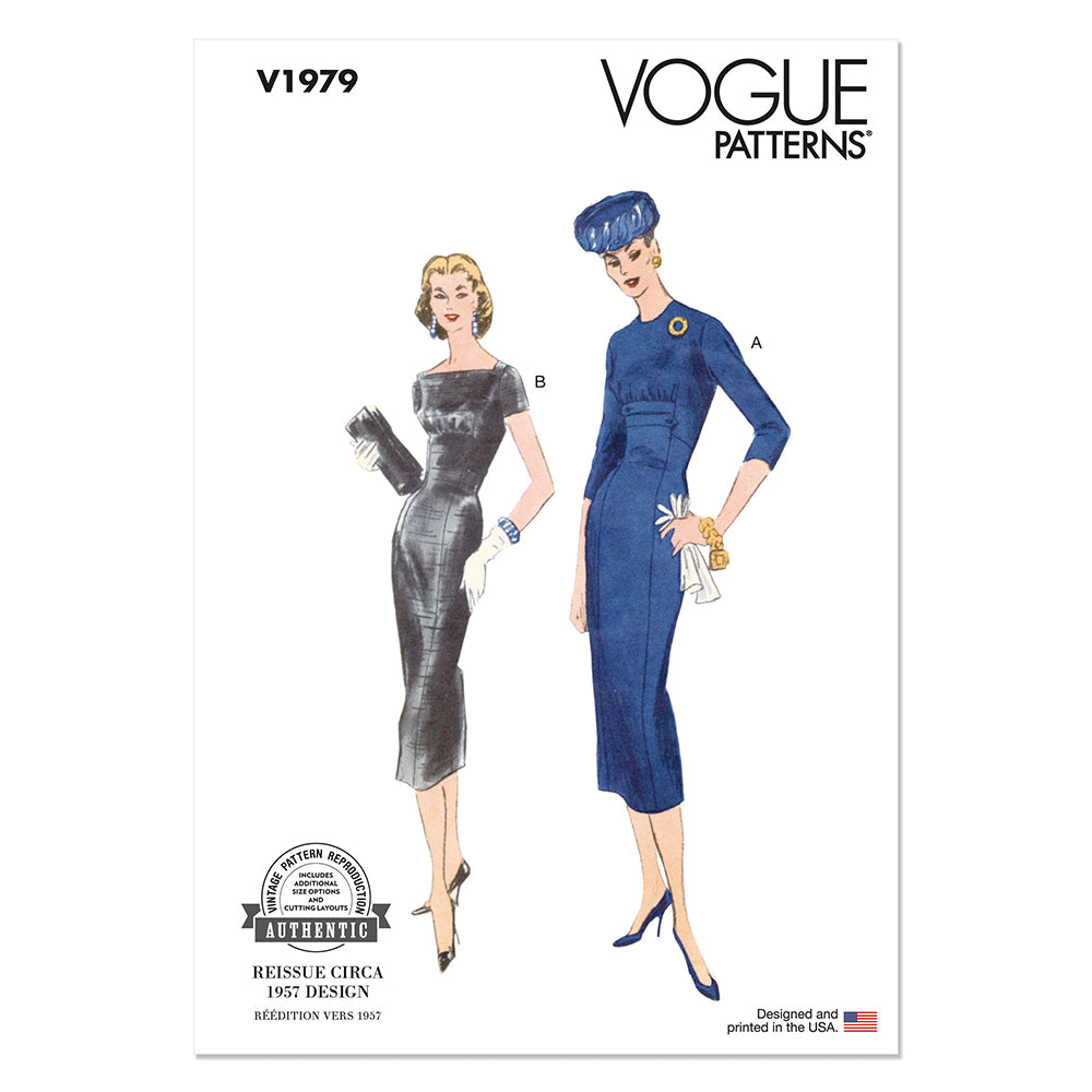 VOGUE V1979 Misses' Dresses