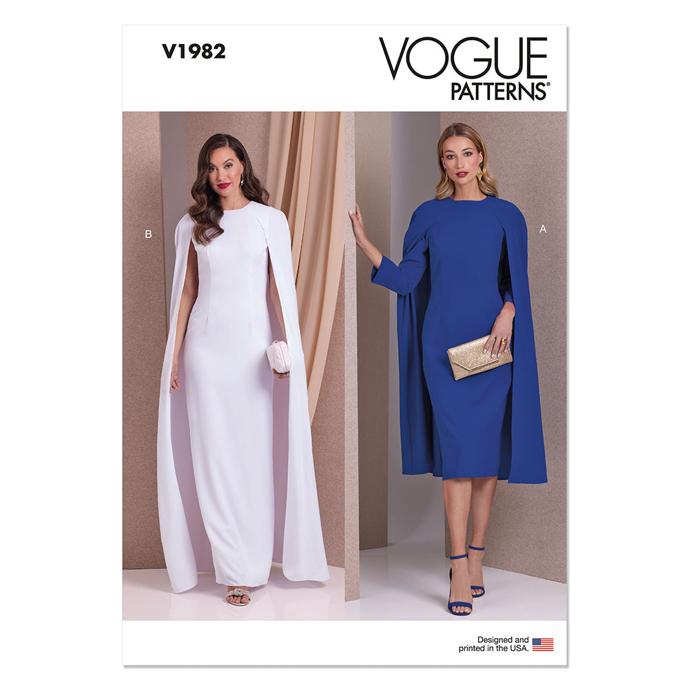 VOGUE V1982 Misses' Dresses