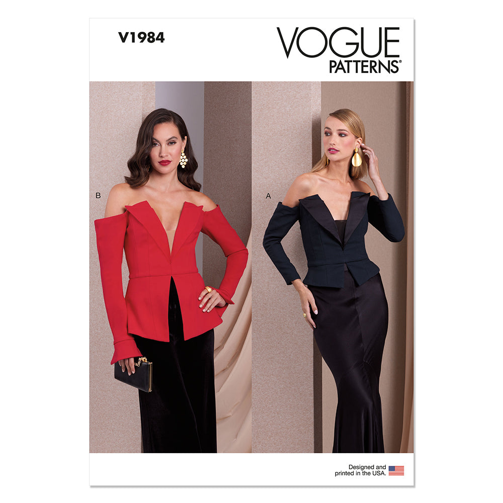 VOGUE V1984 Misses' Tops