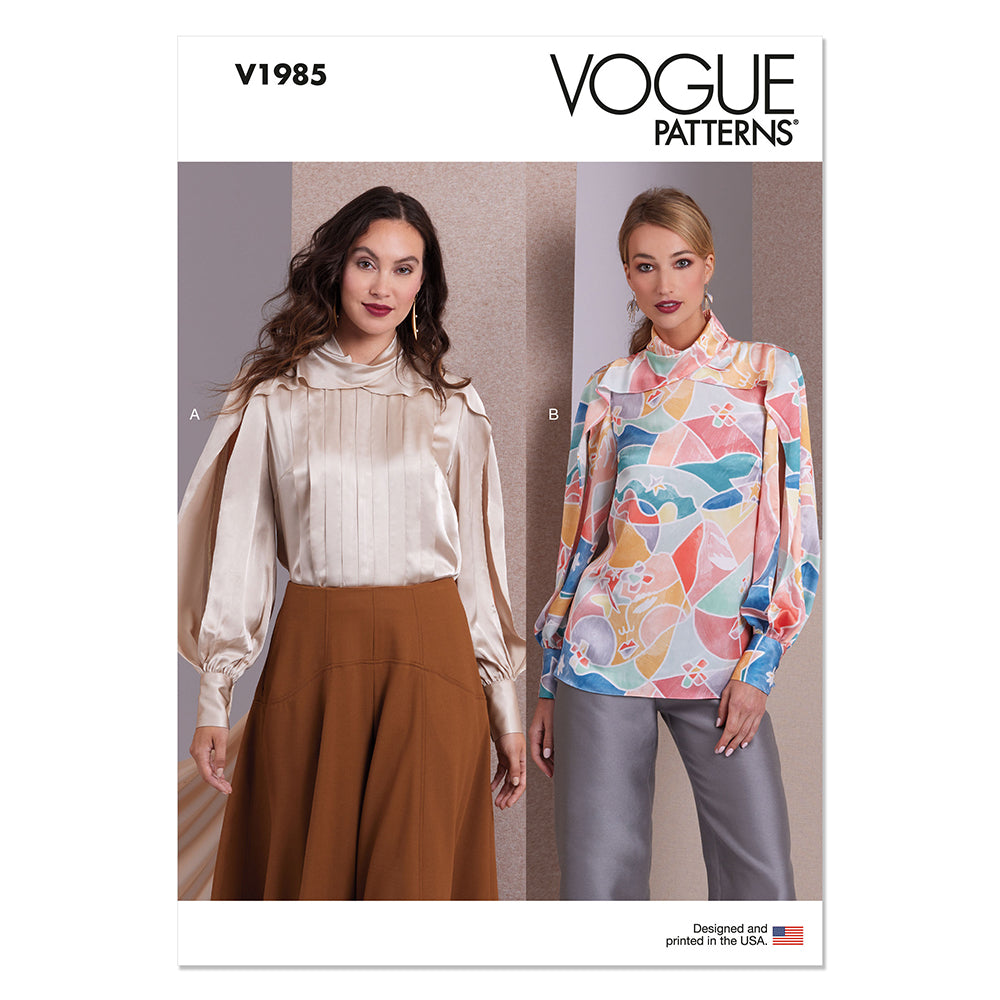 VOGUE V1985 Misses' Tops