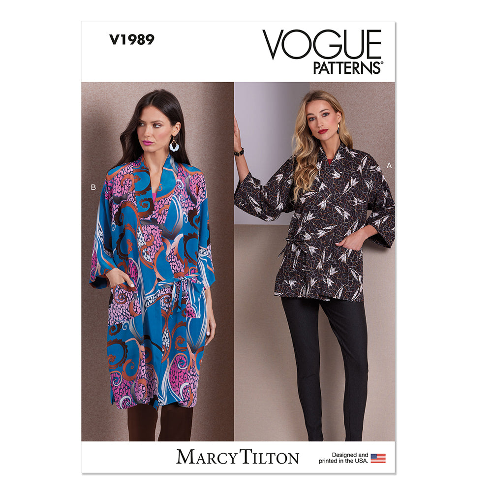 VOGUE V1989 Misses' Jackets by Marcy Tilton