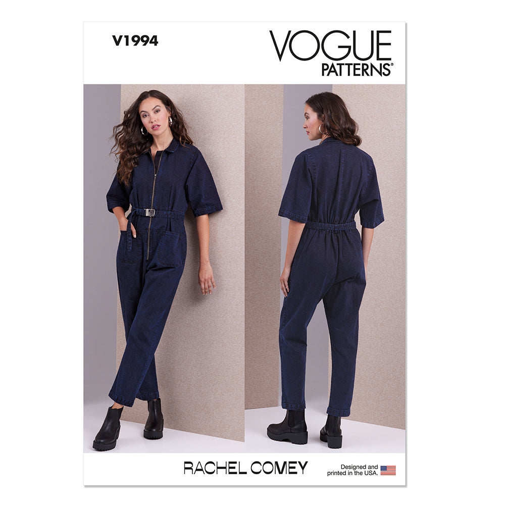 VOGUE V1994 Misses' Jumpsuit by Rachel Comey