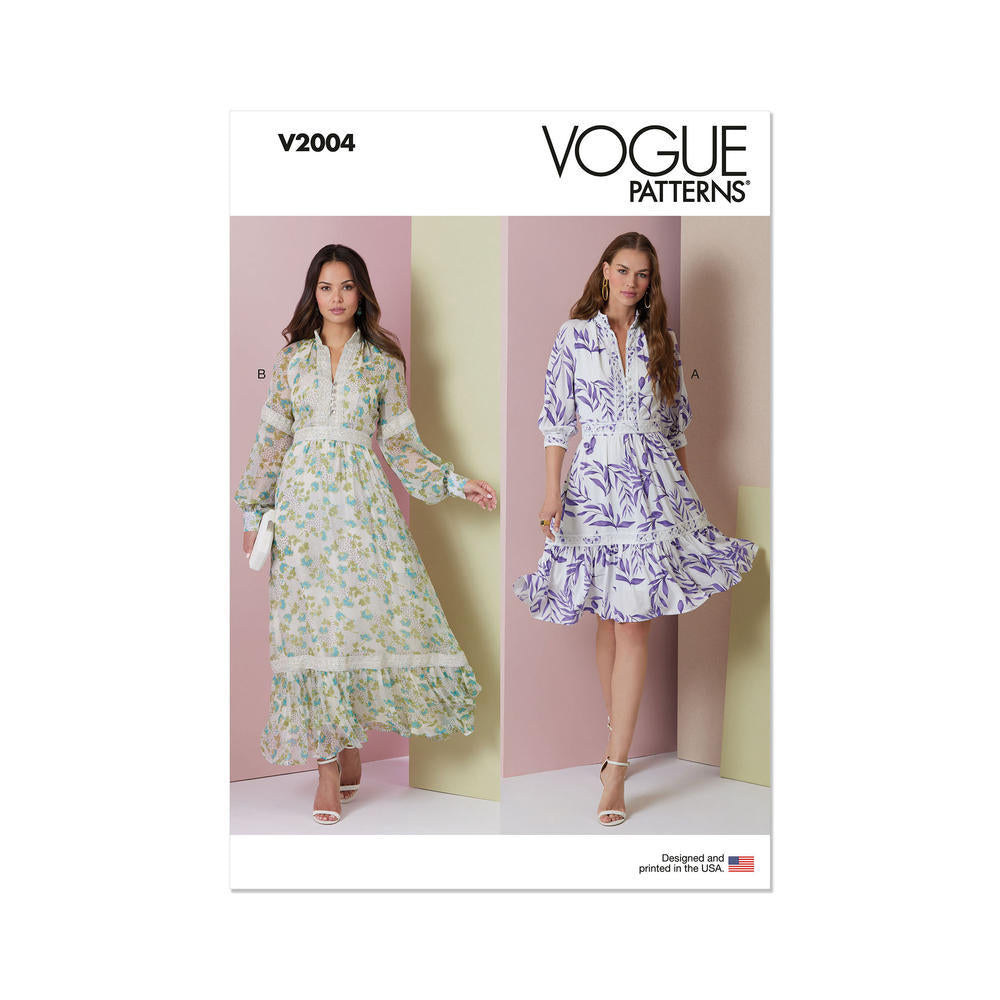 VOGUE V2004 Misses' Dress in Two Lengths