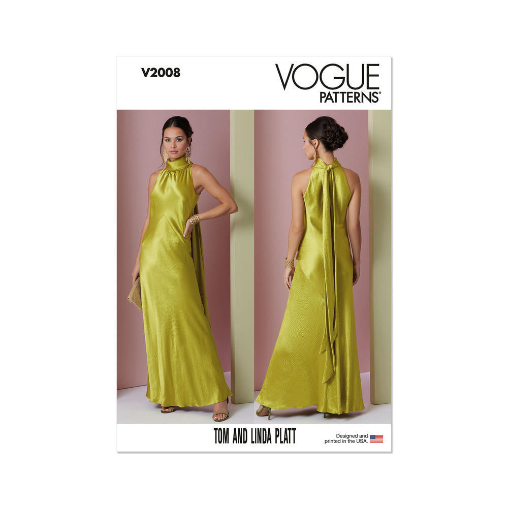 VOGUE V2008 Misses' Dress by Tom & Linda Platt Inc