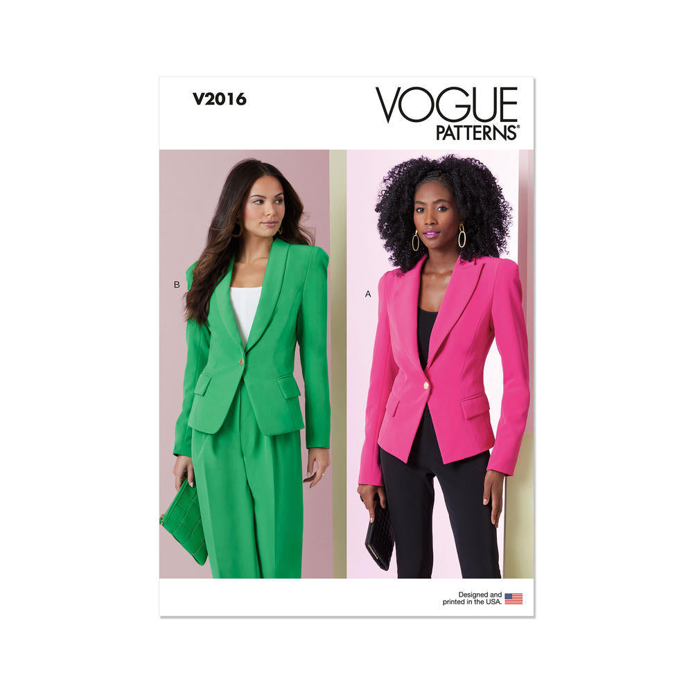 VOGUE V2016 Misses' Jackets