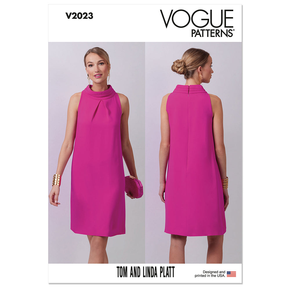 VOGUE V2023 Misses' Dress by Tom & Linda Platt Inc