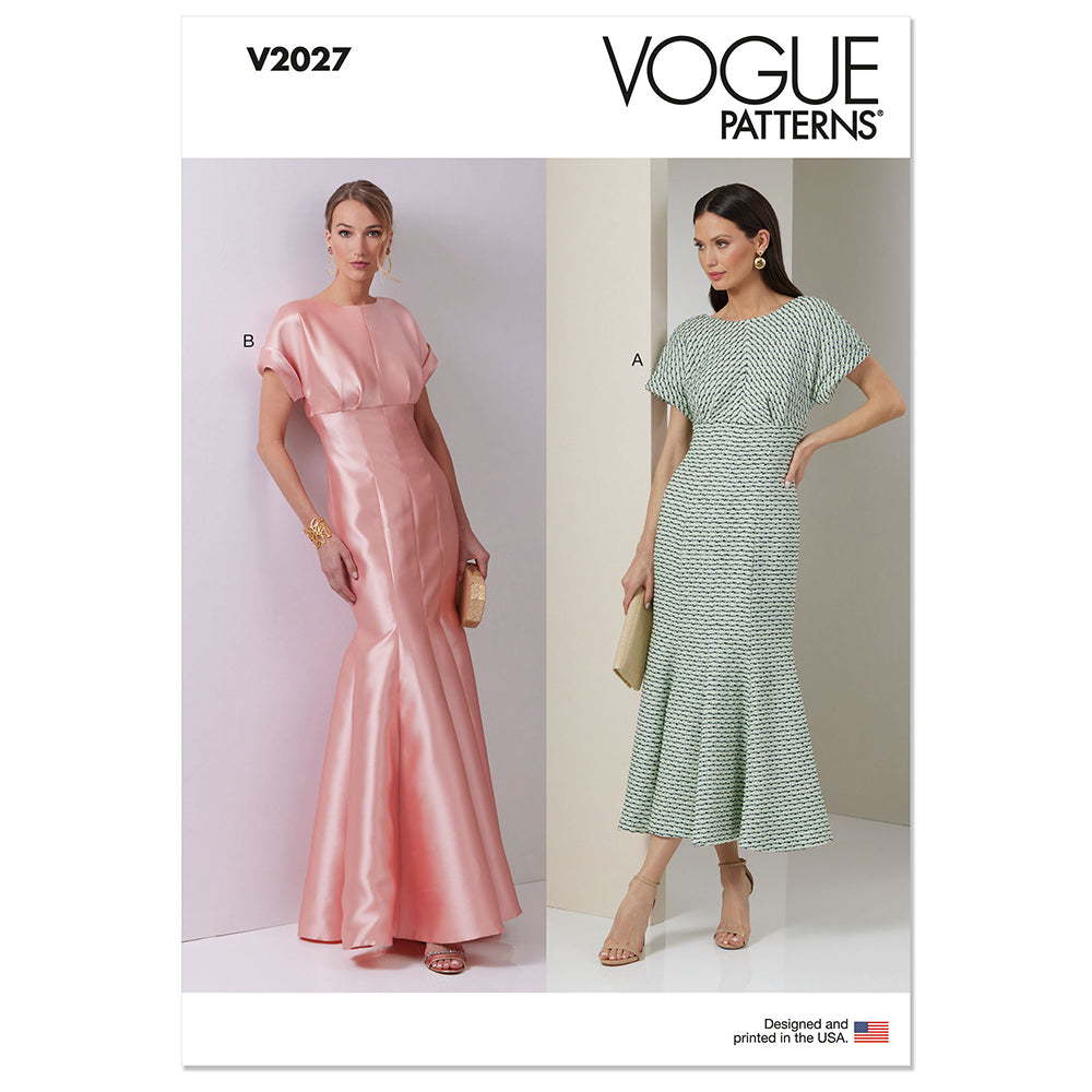 VOGUE V2027 Misses' Dress in Two Lengths