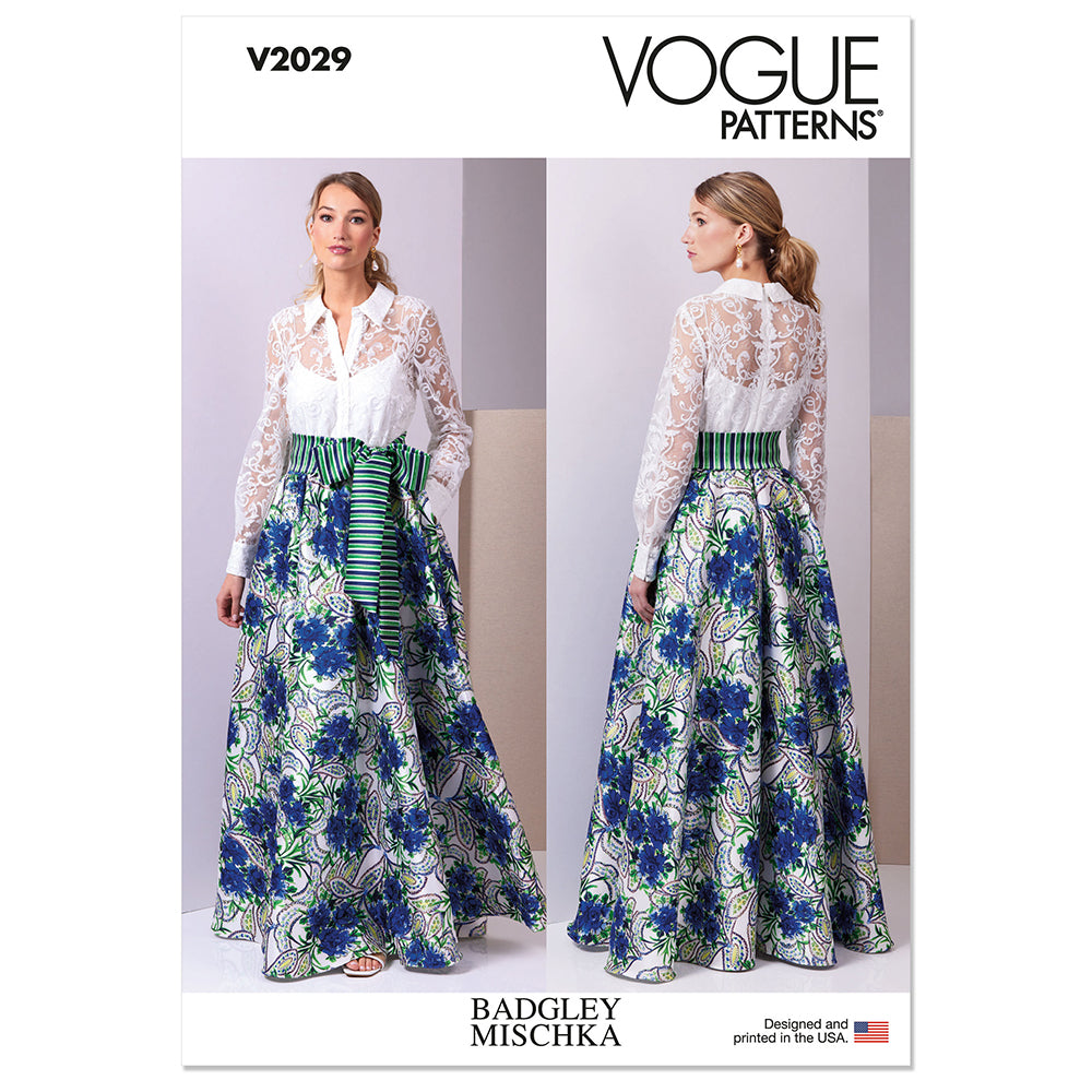 VOGUE V2029 Misses' Dress by Badgley Mischka