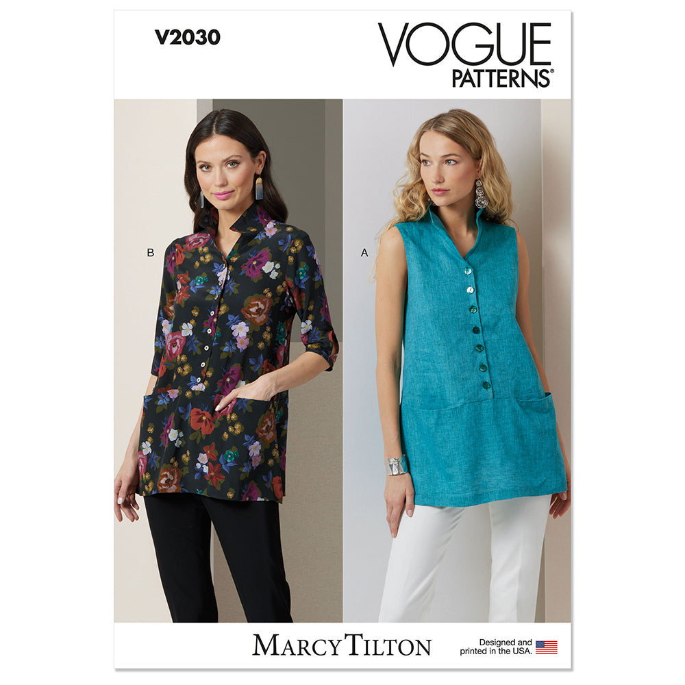 VOGUE V2030 Misses' Tunics by Marcy Tilton