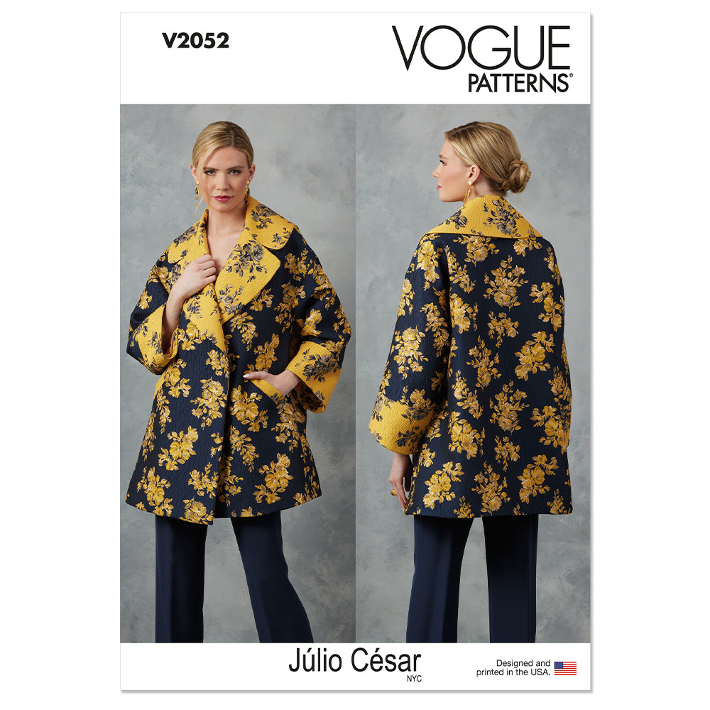 VOGUE V2052 Misses' Jacket by Julio Cesar Nyc