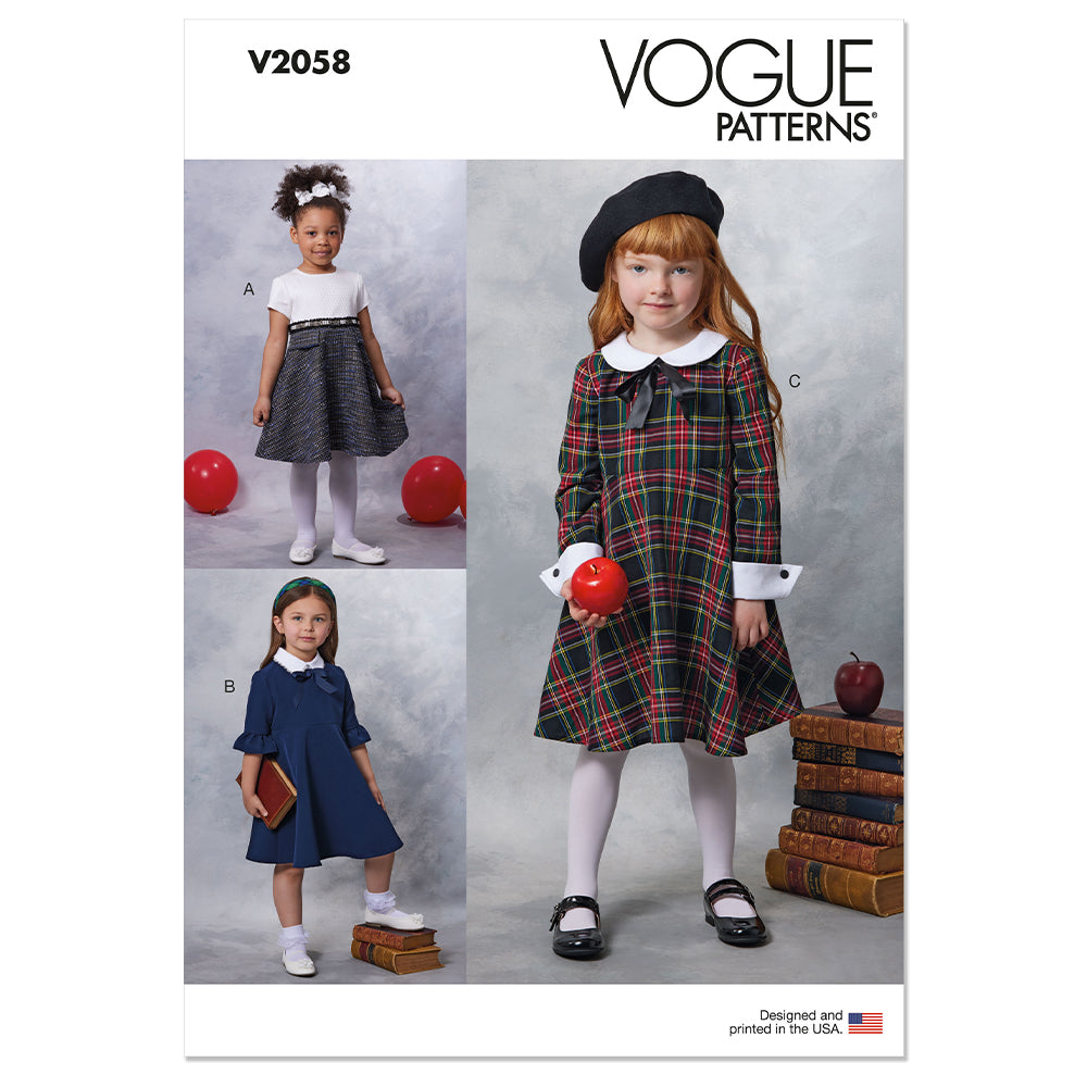 VOGUE V2058 Children's Dresses