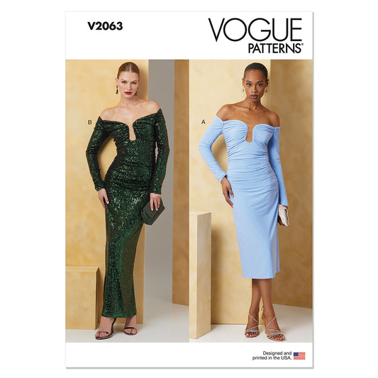VOGUE V2063 Misses' Dress in Two Lengths