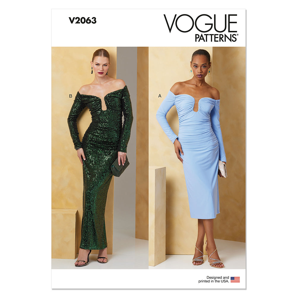 VOGUE V2063 Misses' Dress in Two Lengths