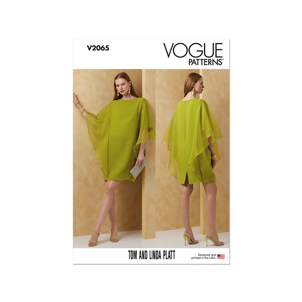 VOGUE V2065 Misses' Dress by Tom And Linda Platt