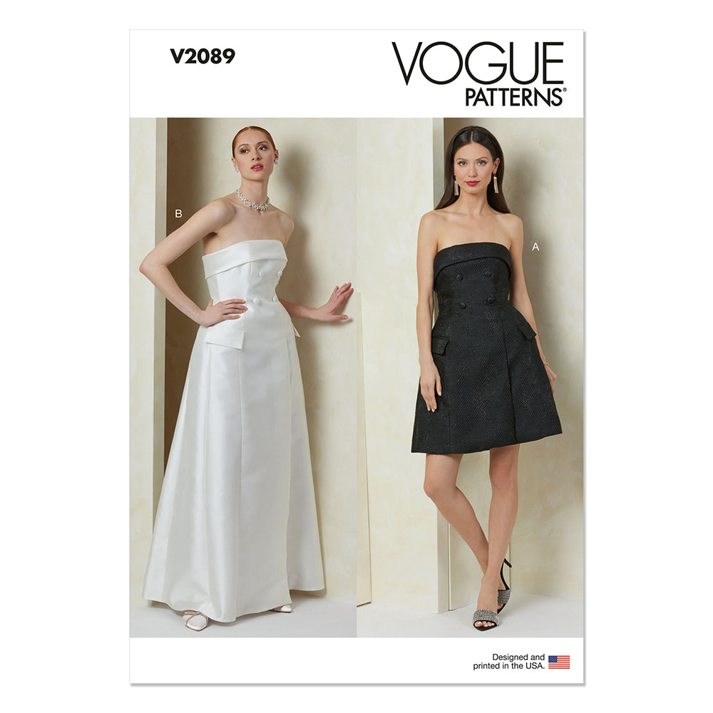 VOGUE V2089 Misses Dress in Two Lengths