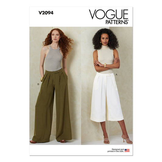 VOGUE V2094 Misses Pants in Two Lengths