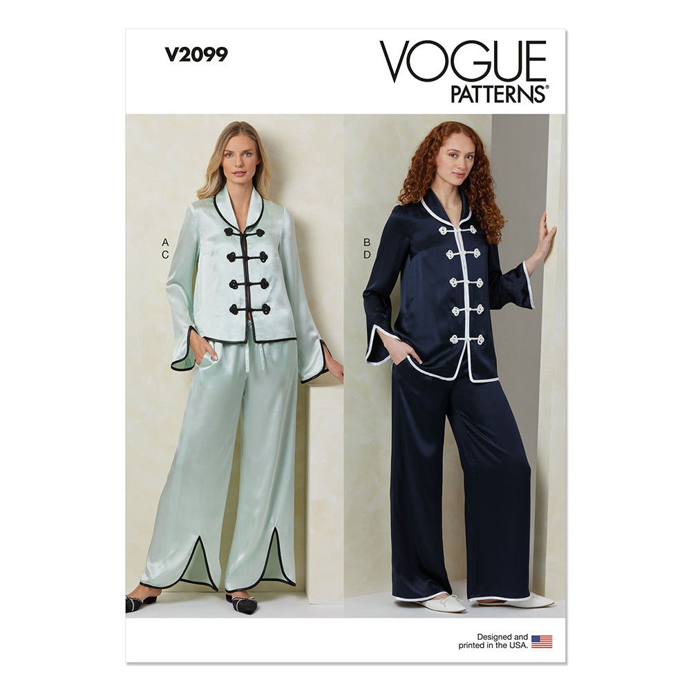 VOGUE V2099 Misses Pajamas