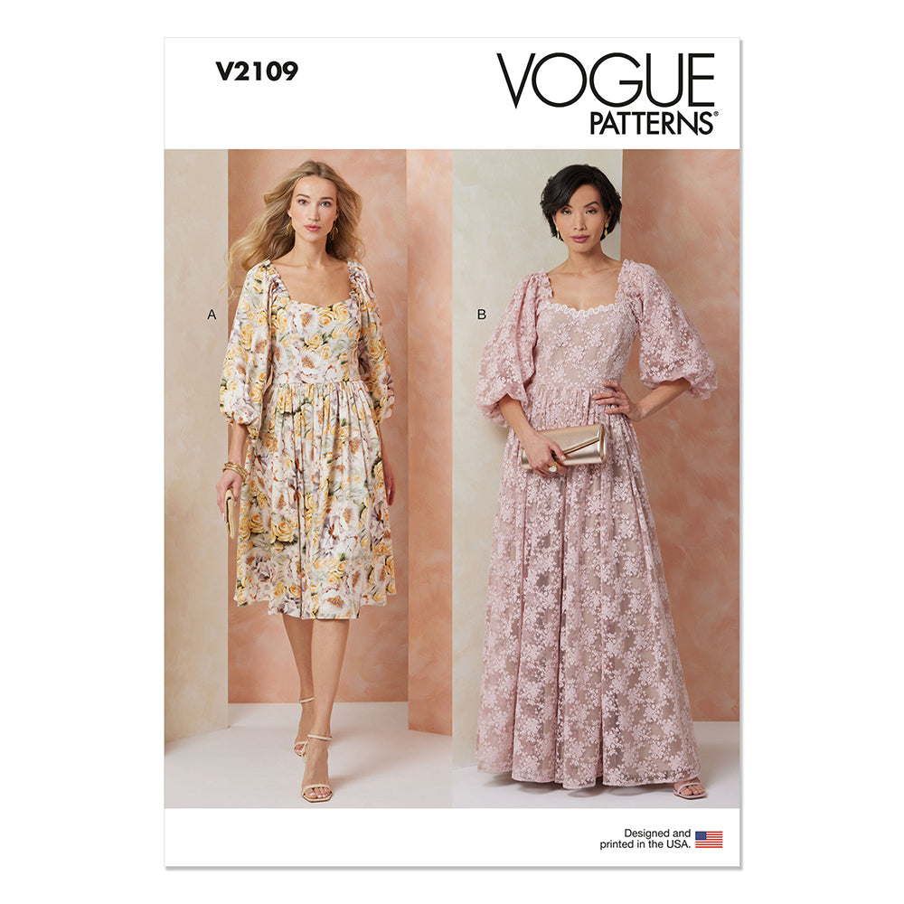 VOGUE V2109 Misses Gown in Two Lengths