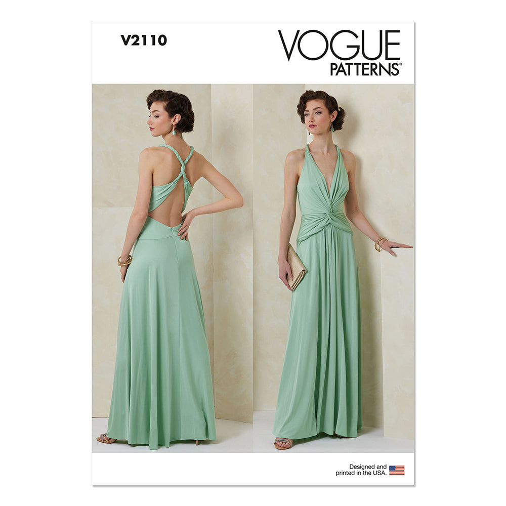 VOGUE V2110 Misses Gown