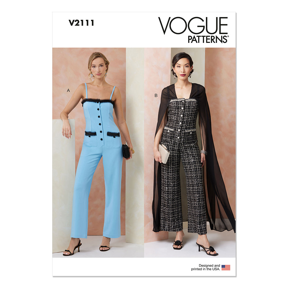 VOGUE V2111 Misses Jumpsuits