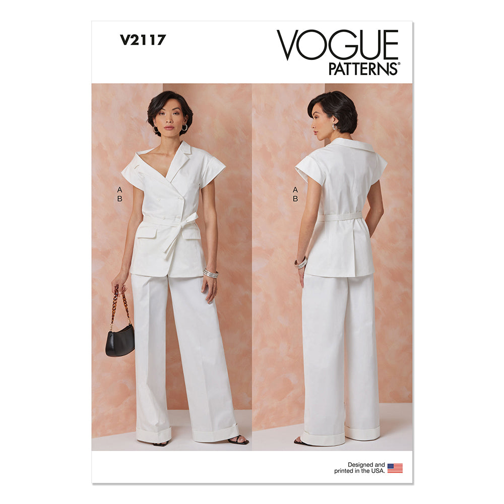 VOGUE V2117 Misses Jacket and Pants