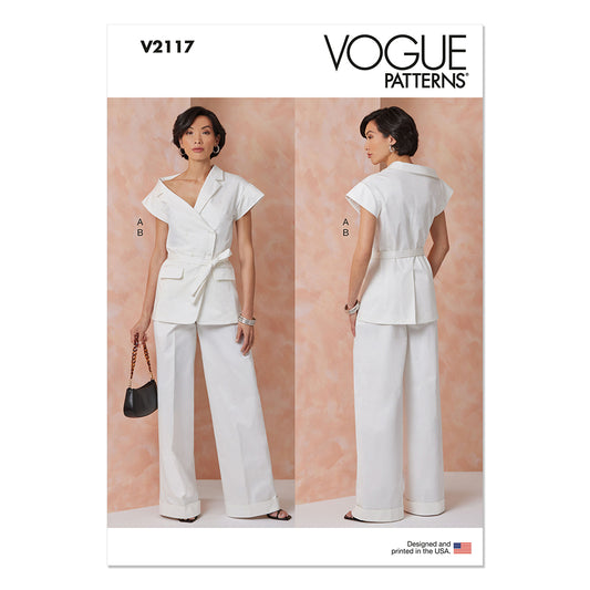 VOGUE V2117 Misses Jacket and Pants