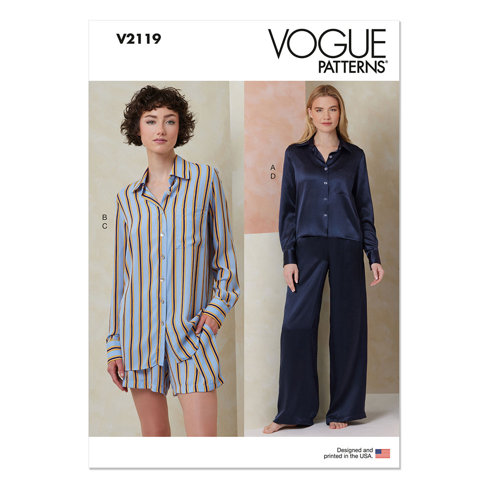VOGUE V2119 Misses Pajamas