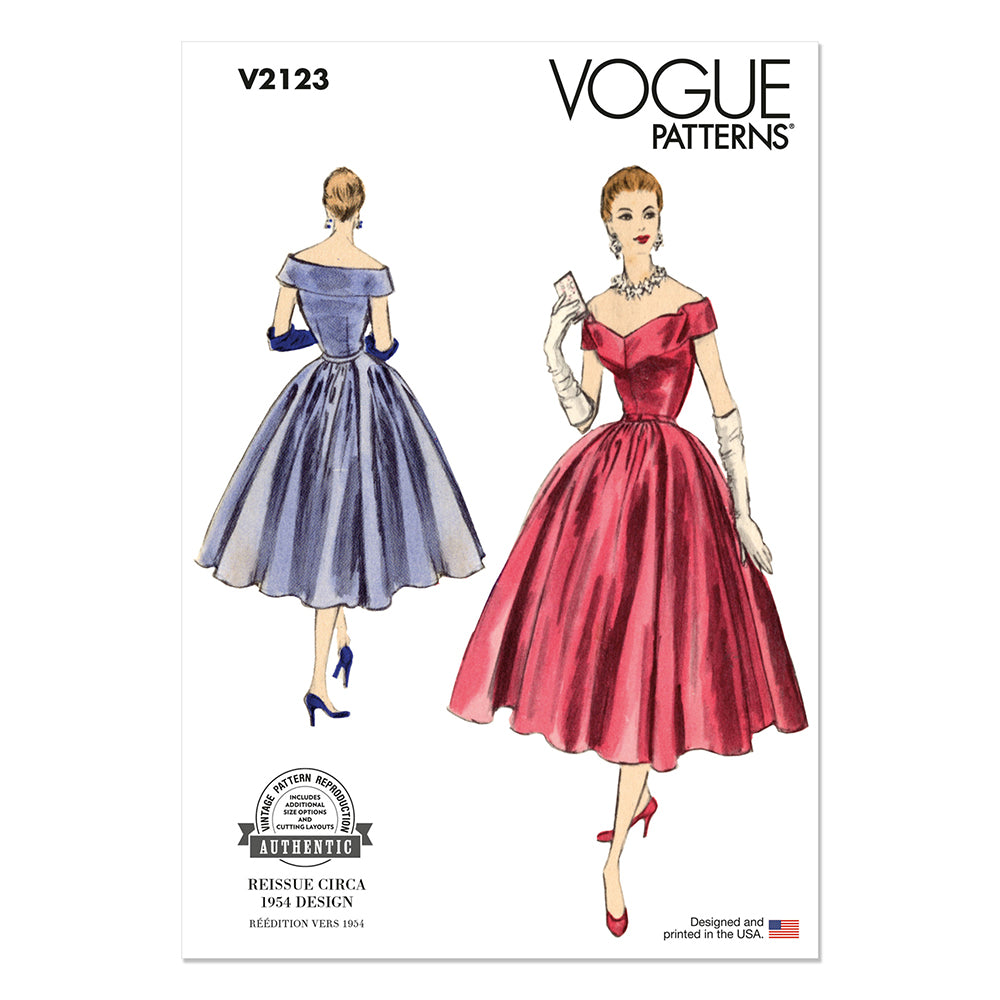 VOGUE V2123 Misses Evening Dress